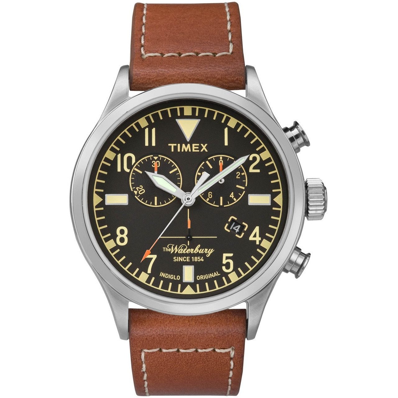 Timex Waterbury Traditional Redwing Chrono Black Brown