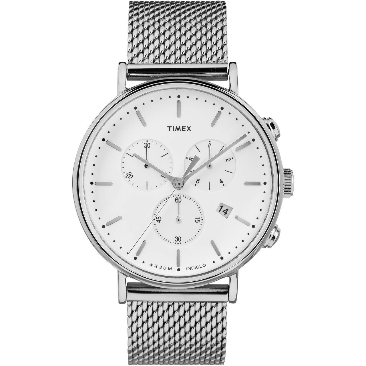 Timex Fairfield Chrono Silver Mesh