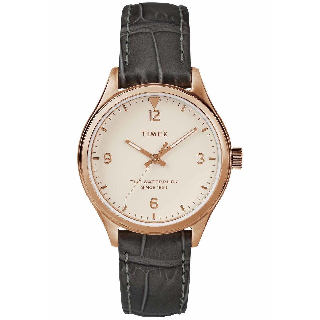 Timex Waterbury 34mm Rose Gold Grey