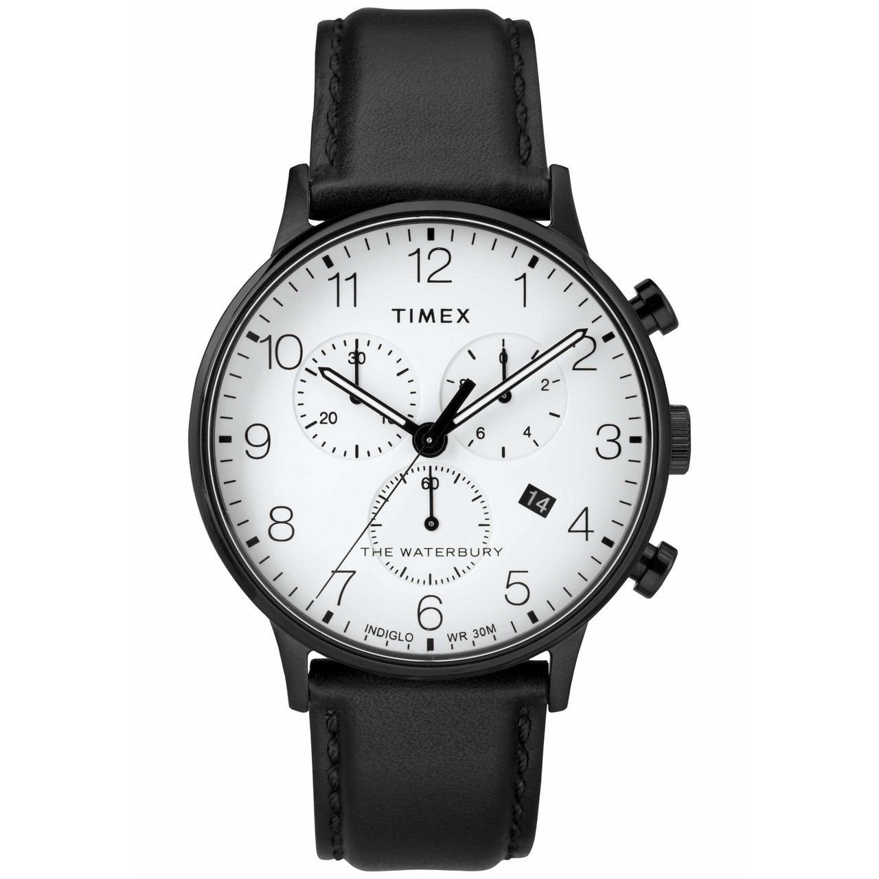 Timex Waterbury Classic Chrono Black White