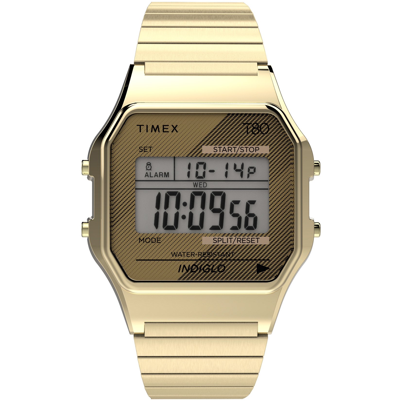 Timex T80 Digital Gold SS Expansion Band