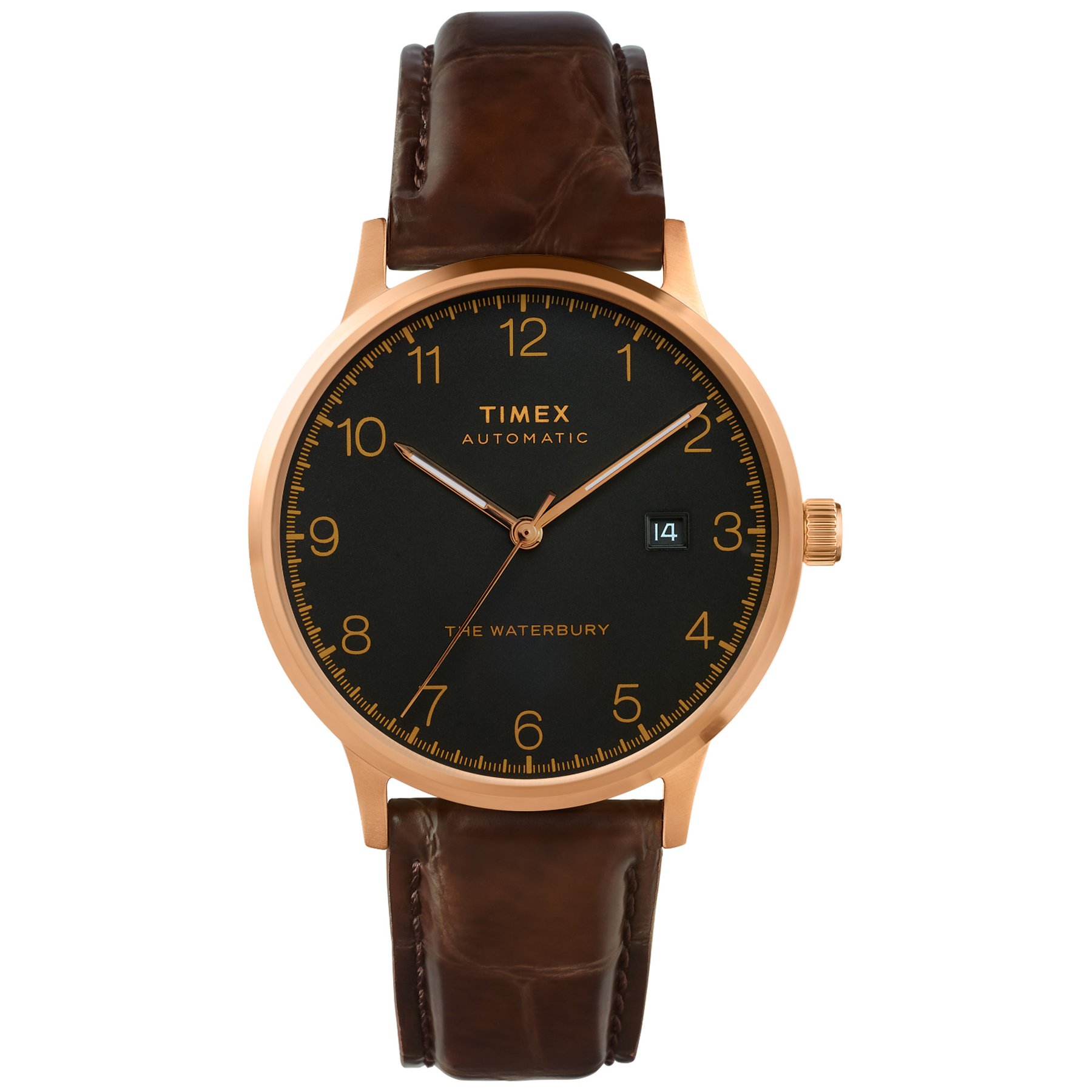 Timex Waterbury Classic Automatic 40mm Brown Black