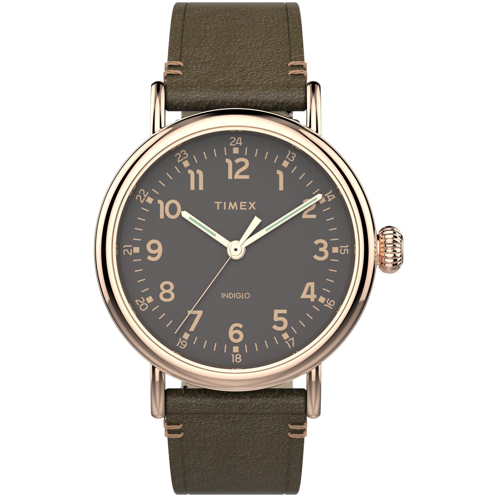 Timex Standard 41mm Brown Gold