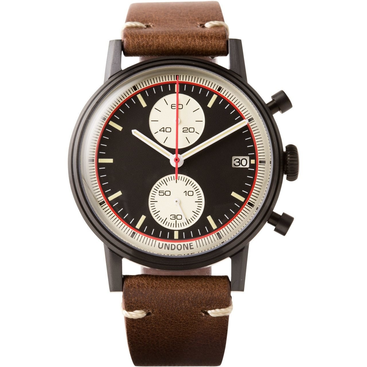 Undone Urban Vintage Auta Chronograph Black PVD