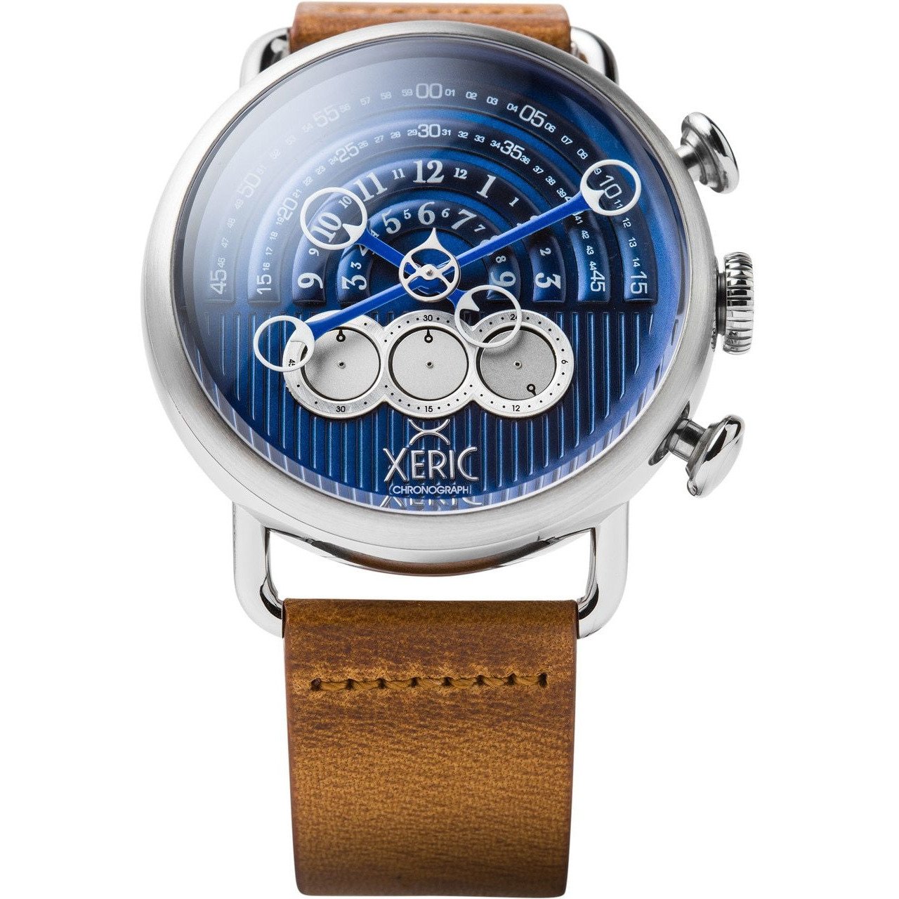 Xeric Halograph Chrono Sapphire Silver Navy