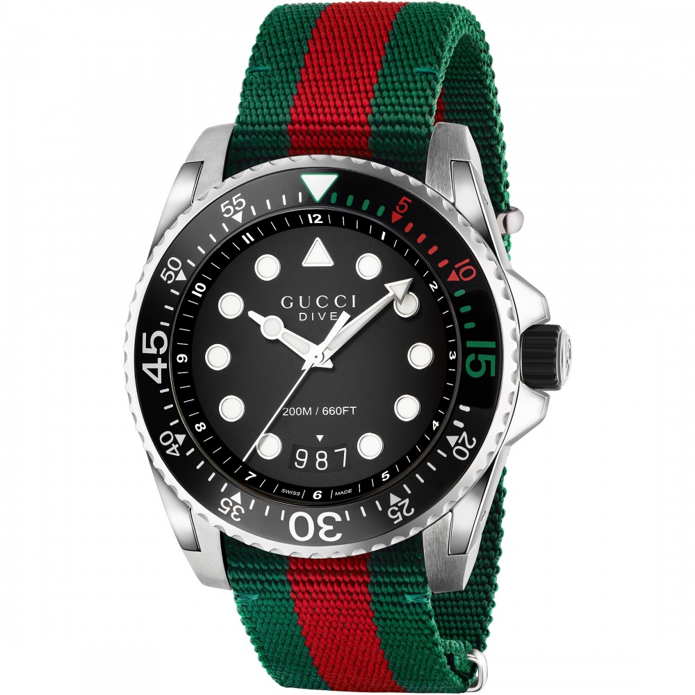 MENS GUCCI GUCCI DIVE WATCH YA136209