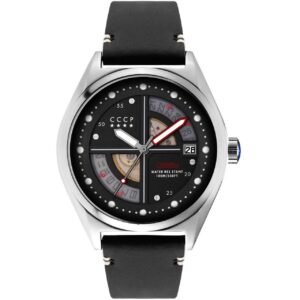 CCCP Shchuka Automatic Silver Black