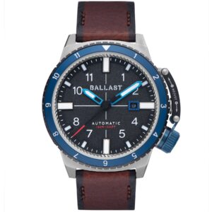 Ballast Trafalgar Dual Time Automatic Blue Brown