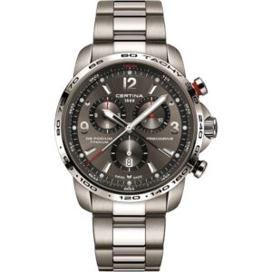 MENS CERTINA DS PODIUM PRECIDRIVE TITANIUM CHRONOGRAPH WATCH C00