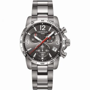 MENS CERTINA DS PODIUM PRECIDRIVE TITANIUM CHRONOGRAPH WATCH C03
