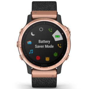 Garmin GPS Smartwatch fenix 6S Pro Sapphire Rose Gold Black